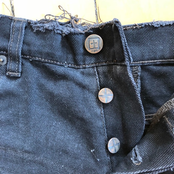 Ksubi black jean shorts - Picture 3 of 5